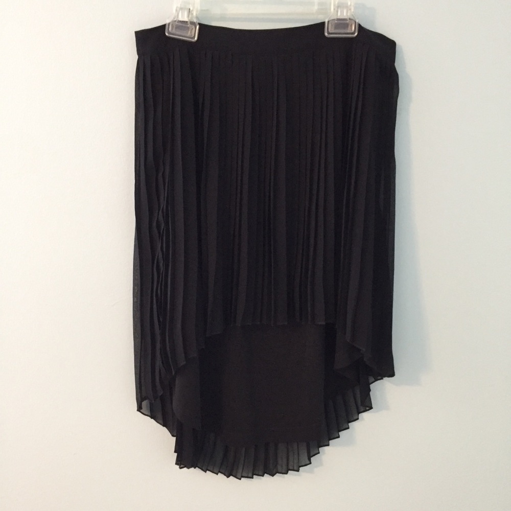 AEO High-Low Two-layer Pleated Skirt